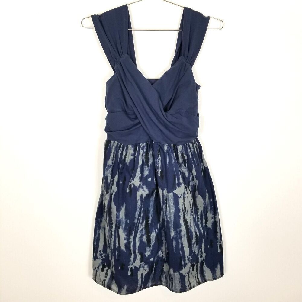Converse Women Blue Dress Size XL Knit Top with Tie Dye Bottom Mini